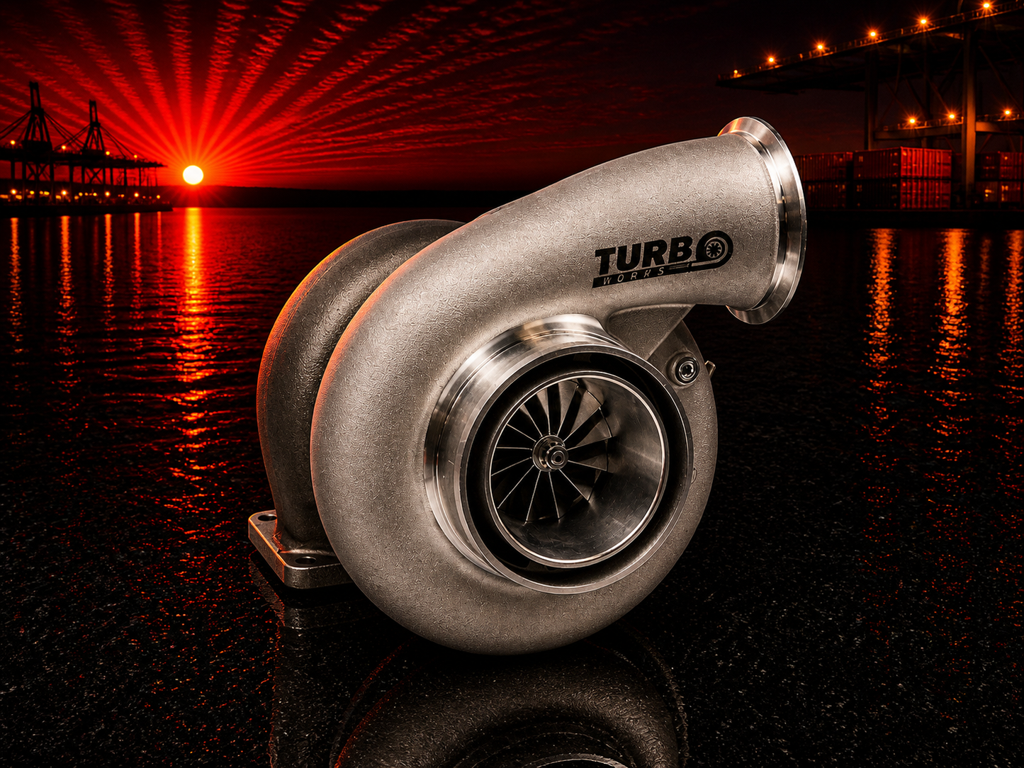 TurboWorks Turbocharger PRO G45-1500 DBB CNC T4 1.01 A/R