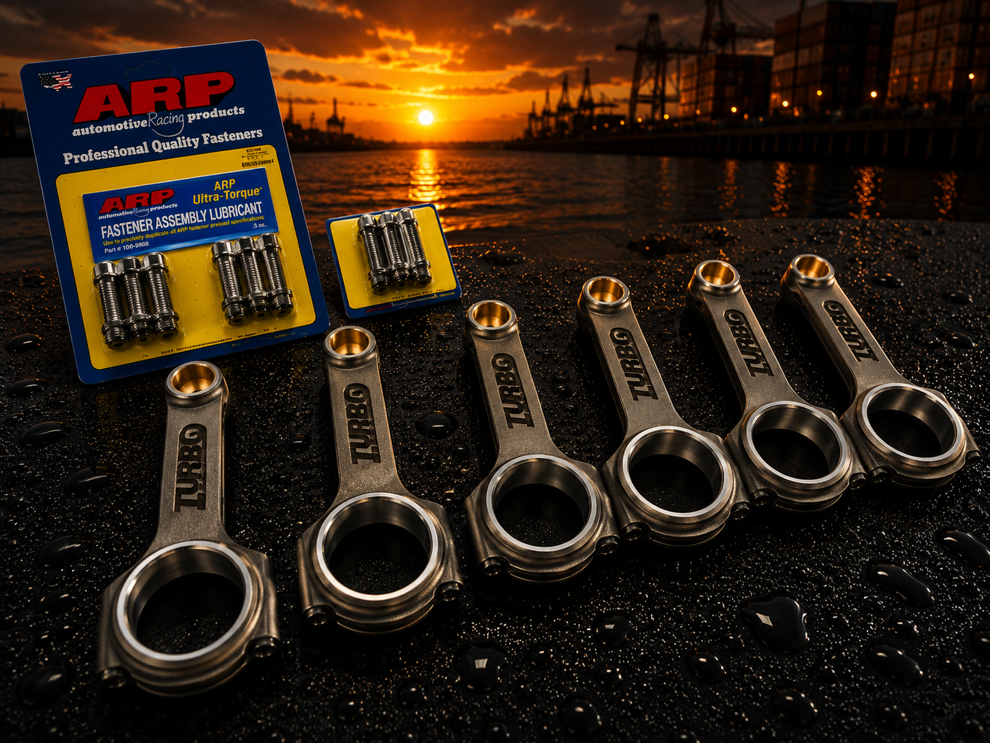 Turbo Works Forged Connecting Rods for Toyota 1JZ-GE / 1JZ-GTE