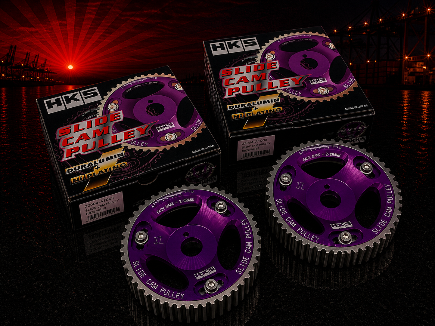 HKS Adjustable Cam Pulley Slide Pulley - 1JZ-G(T)E 2JZ-G(T)E