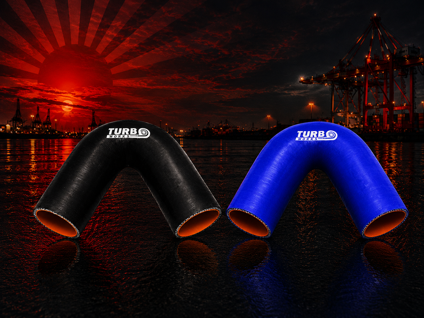 Elbow 135deg TurboWorks Pro Black 10mm - 70mm